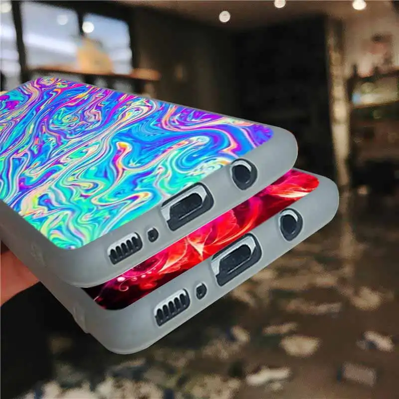 Мягкий чехол для Samsung Galaxy S30 S20 S11 S10 S9 S8 Plus S7 Edge S10e Uitra Радужный переливающийся