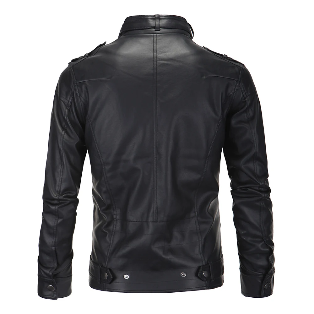 Herobiker черная мотоциклетная куртка в стиле ретро мужская из искусственной кожи