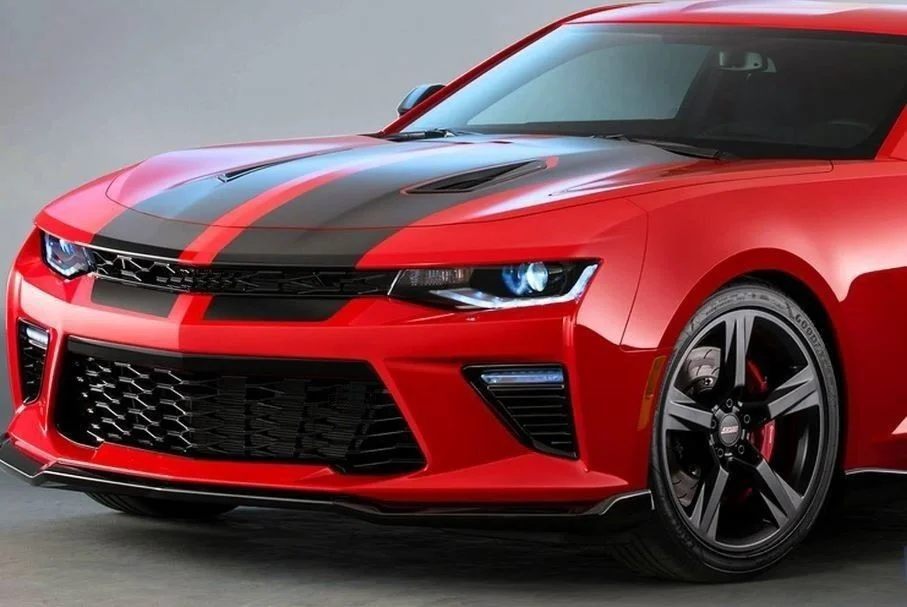Виниловая графическая наклейка для автомобиля Chevy Camaro OE Style Racing Stripe 3M с рисунком SS
