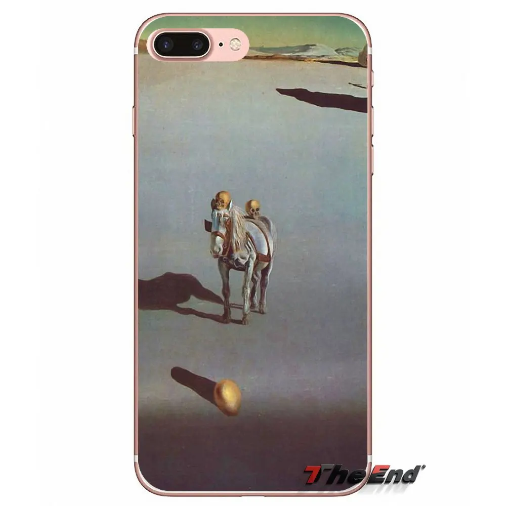 Мягкий ТПУ чехол для iPhone X 4 4S 5 5S 5C SE 6 6S 7 8 Plus Samsung Galaxy J1 J3 J5 J7 A3 A5 2016 2017 salvador dali Famous painter