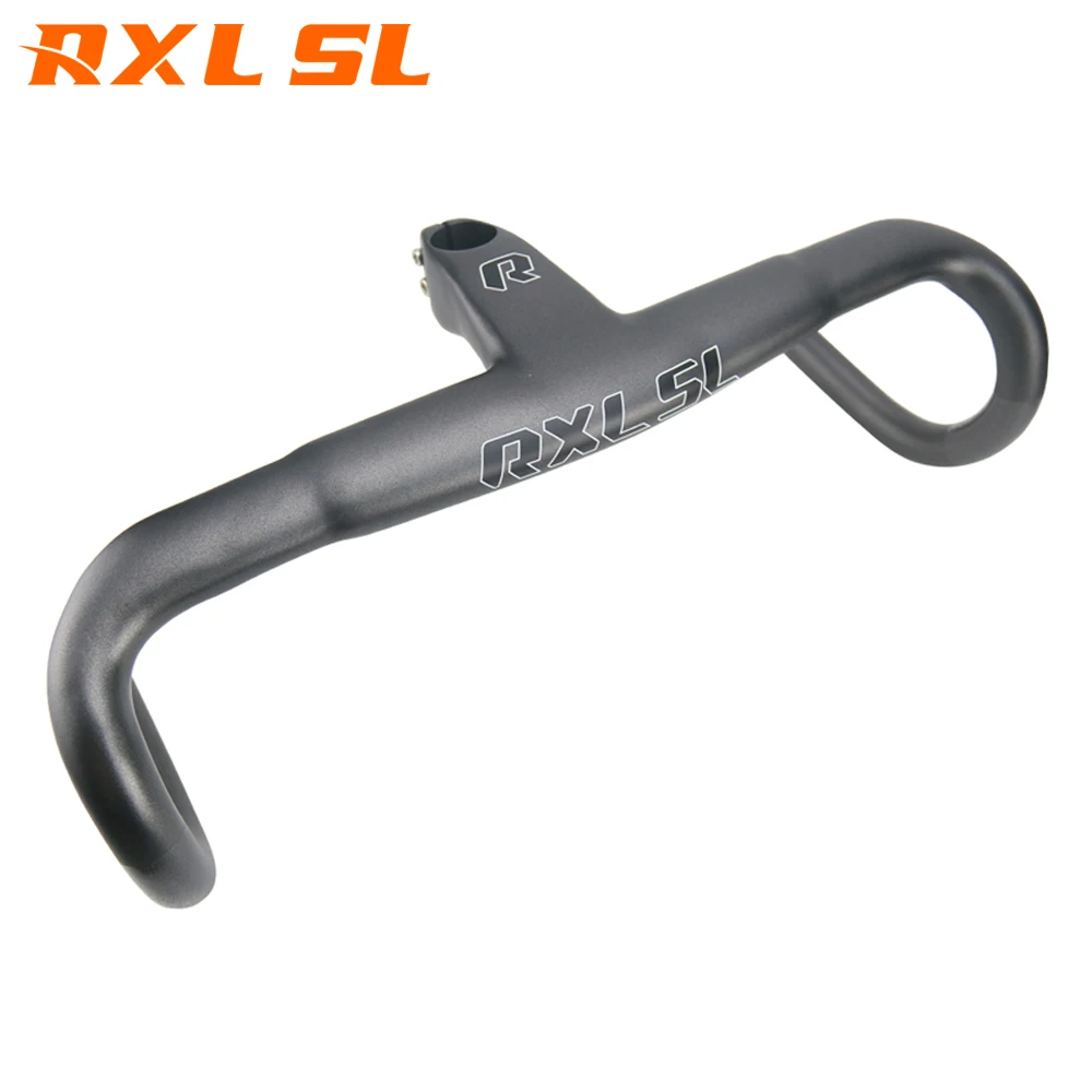 RXL SL велосипедный руль 400/420/440 мм рукоятка для дорожного велосипеда черный матовый UD интегрированный изогнутый руль из углеродного волокна