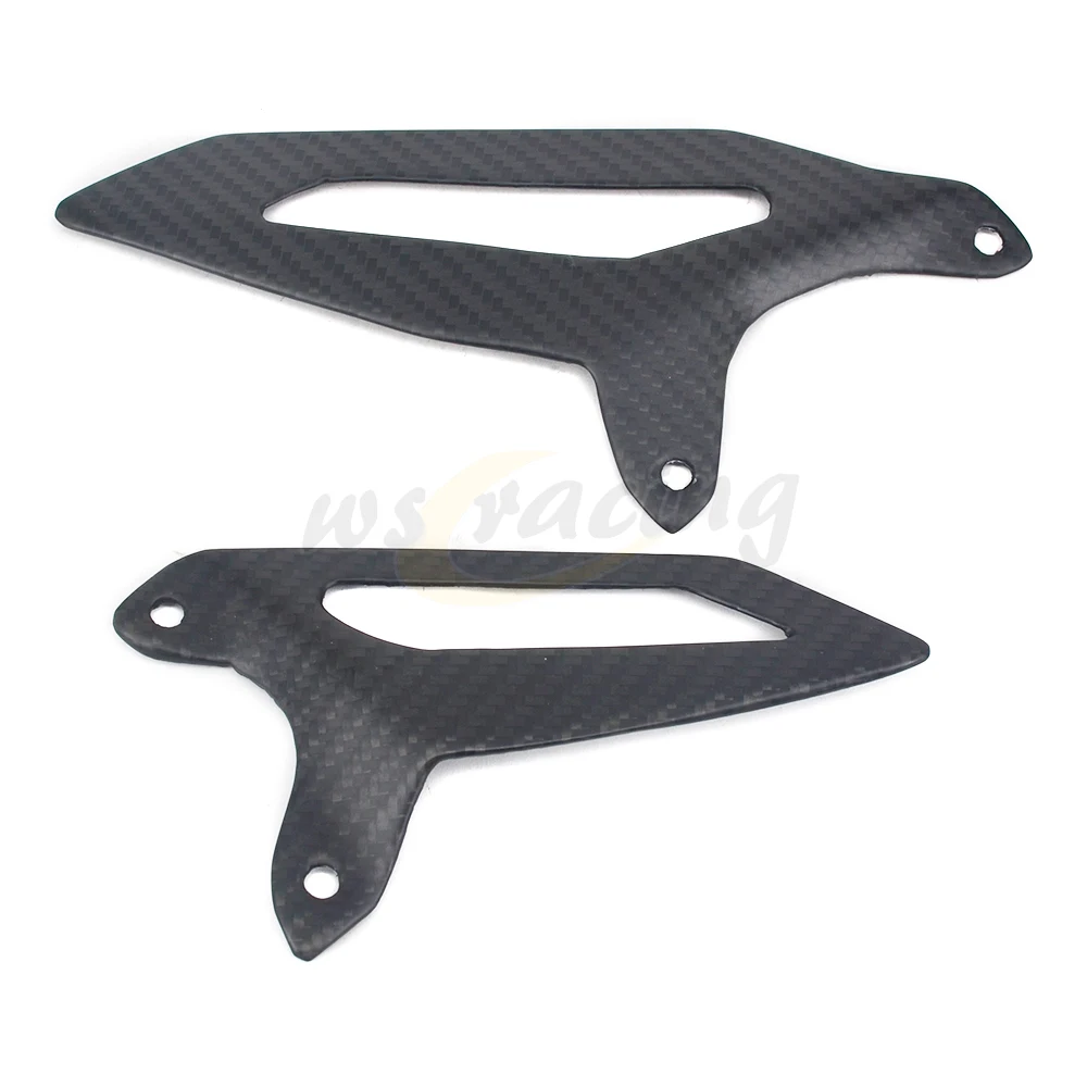 Задняя Противоударная крышка и защита пятки для мотоцикла из углеродного