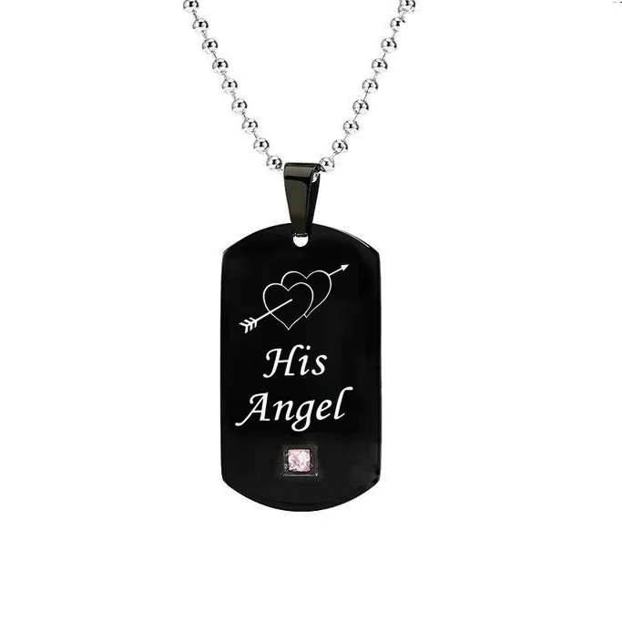 Ожерелье Poshfeel из нержавеющей стали для мужчин и женщин подарок влюбленных |