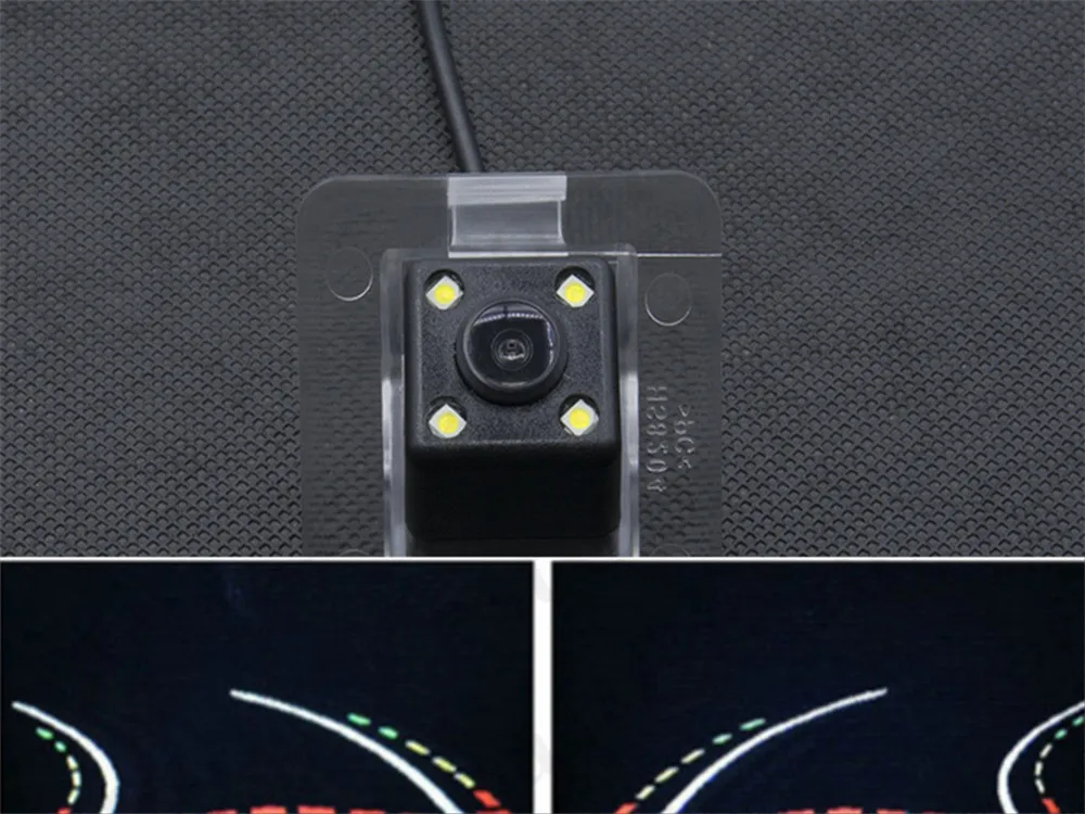 Динамическая траектория треков парковочная камера заднего вида для Mercedes Benz GLK Class