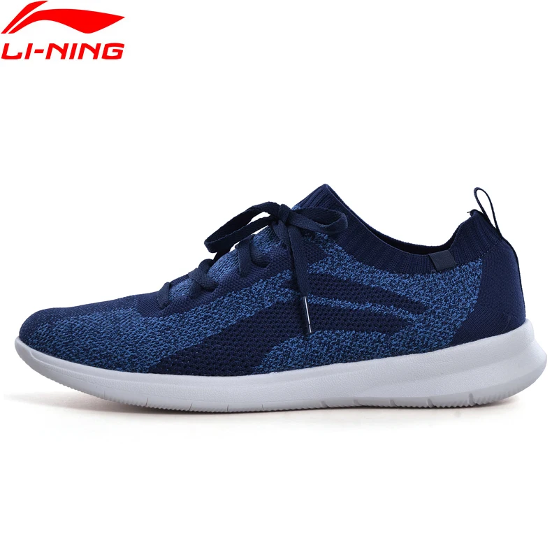 Li-Ning Для мужчин 3 км вязать образа жизни обувь дышащая для досуга светильник подкладка удобная спортивная обувь классические кроссовки AGCN207 YXB256