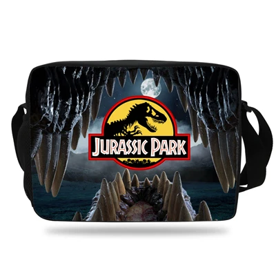 16 дюймов горячая Распродажа сумка-мессенджер Jurassic World Fallen Kingdom сумка на плечо для детей Мальчики Девочки Одиночная сумка для детской школы - Цвет: anM734