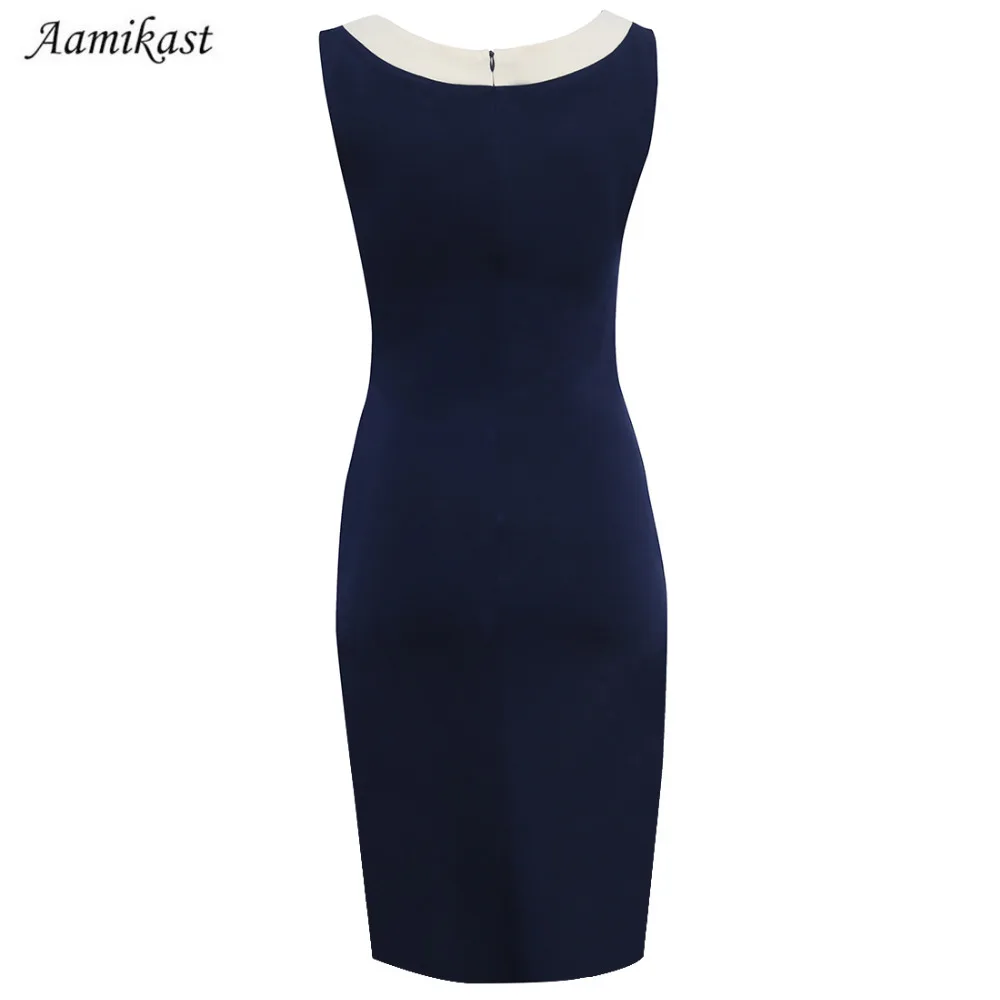 Женское облегающее платье туника AAMIKAST карандаш на молнии 2019|wear to work|shift dressa dress |