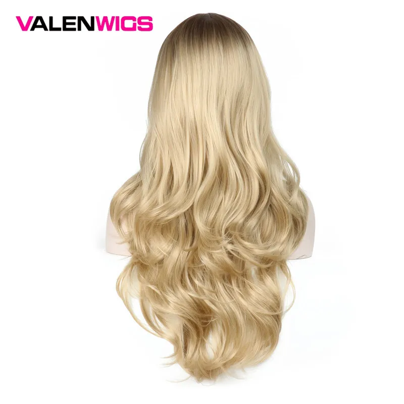 Парики ValenWigs длинные волнистые синтетические парики 28 дюймов термостойкие