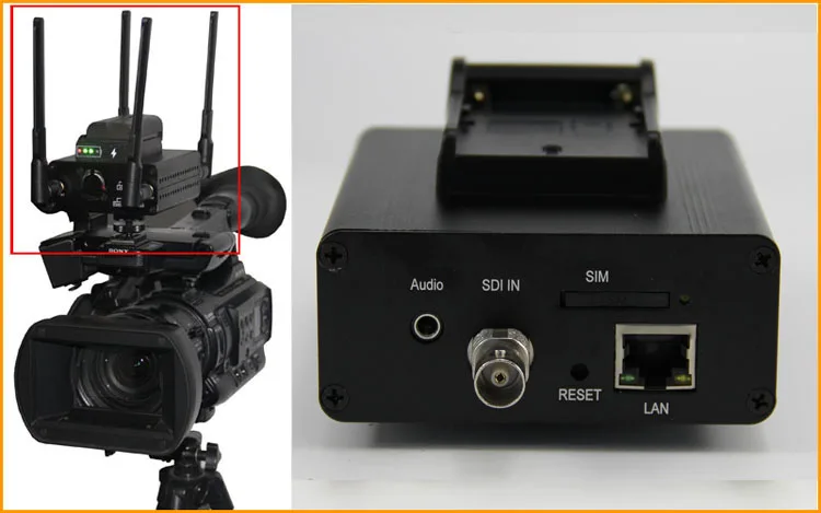 URay 4G LTE HD SDI IP потоковый кодировщик 3g SDI к IP кодировщик RTMP RTSP кодировщик для прямой передачи HD-SDI по IP