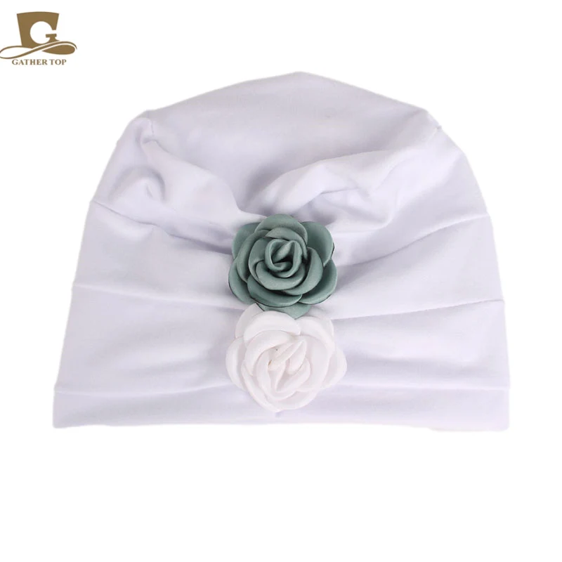 Новая детская шапочка с двумя цветами мягкая шапка для девочек зимняя теплая