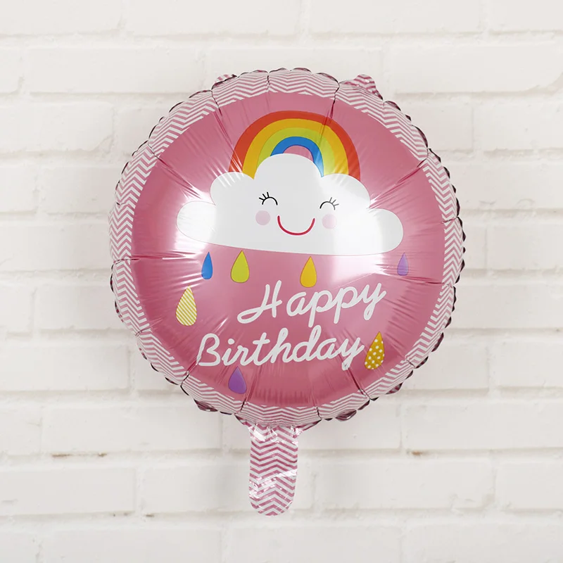 20 шт. украшения на день рождения Детские фольгированные шары 18 дюймов радужные