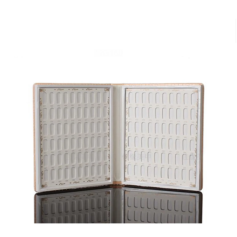 Профессиональные 120/160 цветов ПУ кожа карты книги дизайн ногтей типсы для