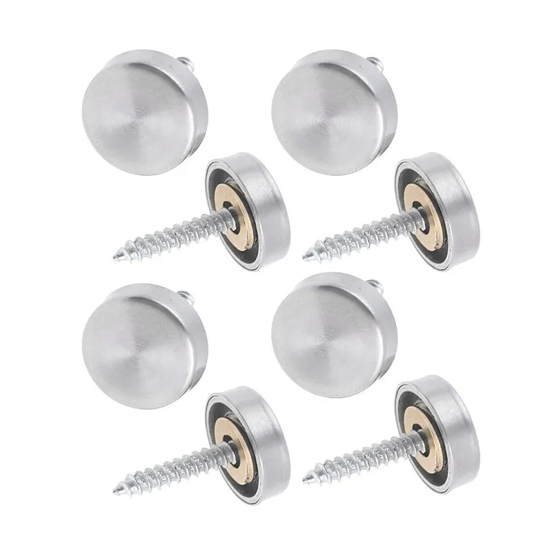 16 мм зеркальные гвозди из нержавеющей стали винтовая крышка (8 шт.)|Гвозди| |
