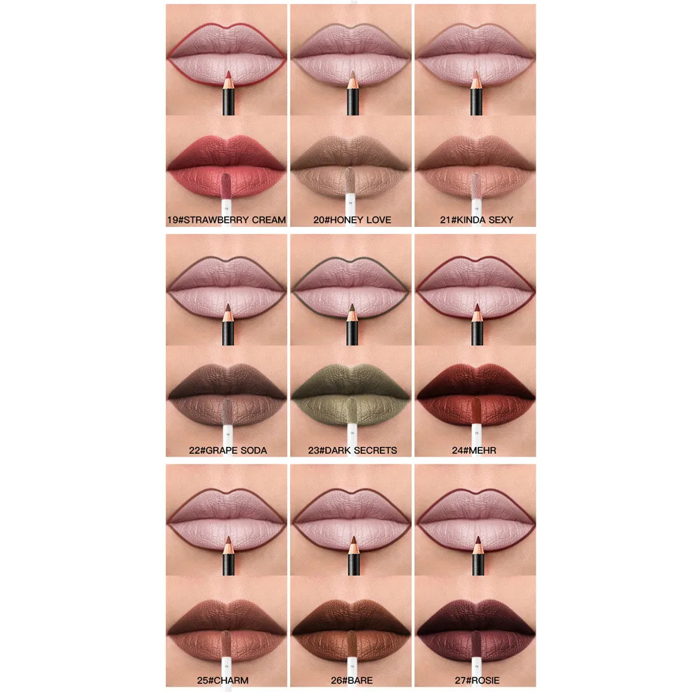 Pudaier Cosmetics 2 шт. бархатная матовая стойкая водостойкая помада, матовая помада для губ, набор, красота, Новое поступление, пигментированные помады