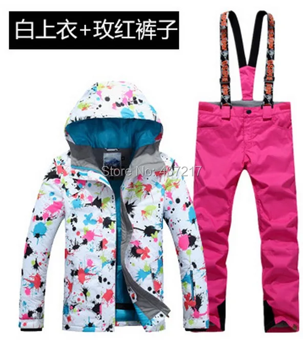 Новинка популярный женский лыжный костюм для сноуборда женская одежда катания