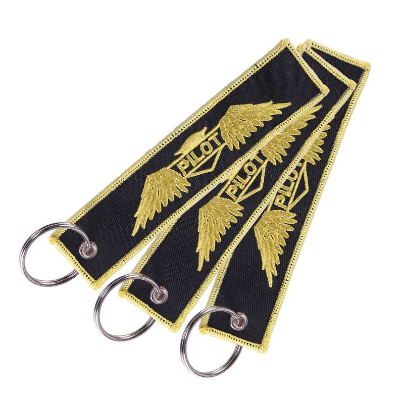 3PCS CLELO багажные бирки для летной команды, модная сумка с вышивкой, бирка с брелоком, брелок для путешествий, багажная бирка, 3 шт./лот - Цвет: 3PCS
