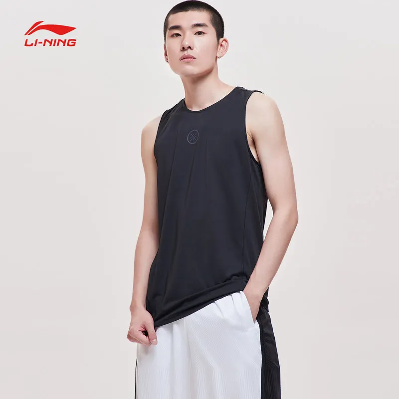 Li-Ning Men Wade Series Basketeball Tank Polyester Slim Fit Comfort Breathable LiNing Sports Vests Top AVSP085 CAMJ19 | Спорт и