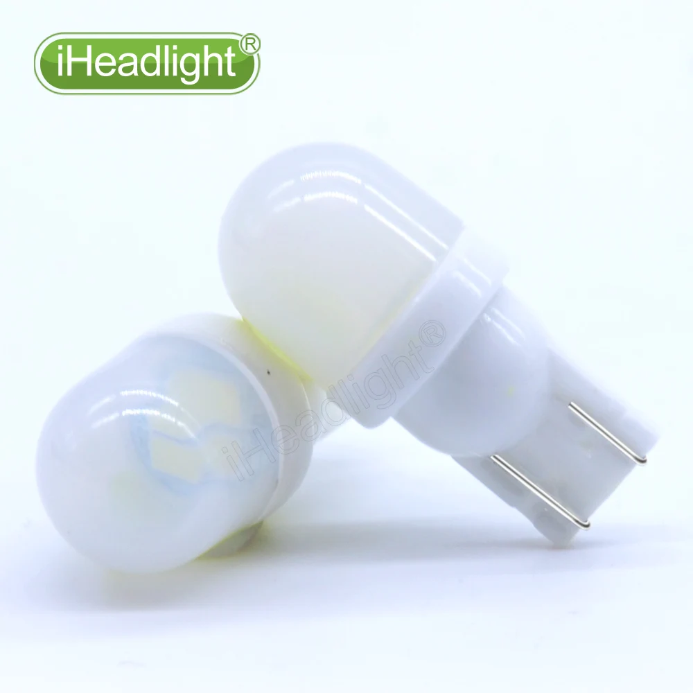 10 шт. T10 W5W 194 168 12V светодиодный автомобильный стояночный боковой номерной знак