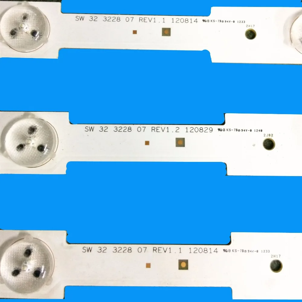 Для Skyworth 32E350E 32E320W 32E306C SW323228 07 1 шт. = 7 светодиодных фонарей SW 32 3228 REV1.4 580 мм комплект 3