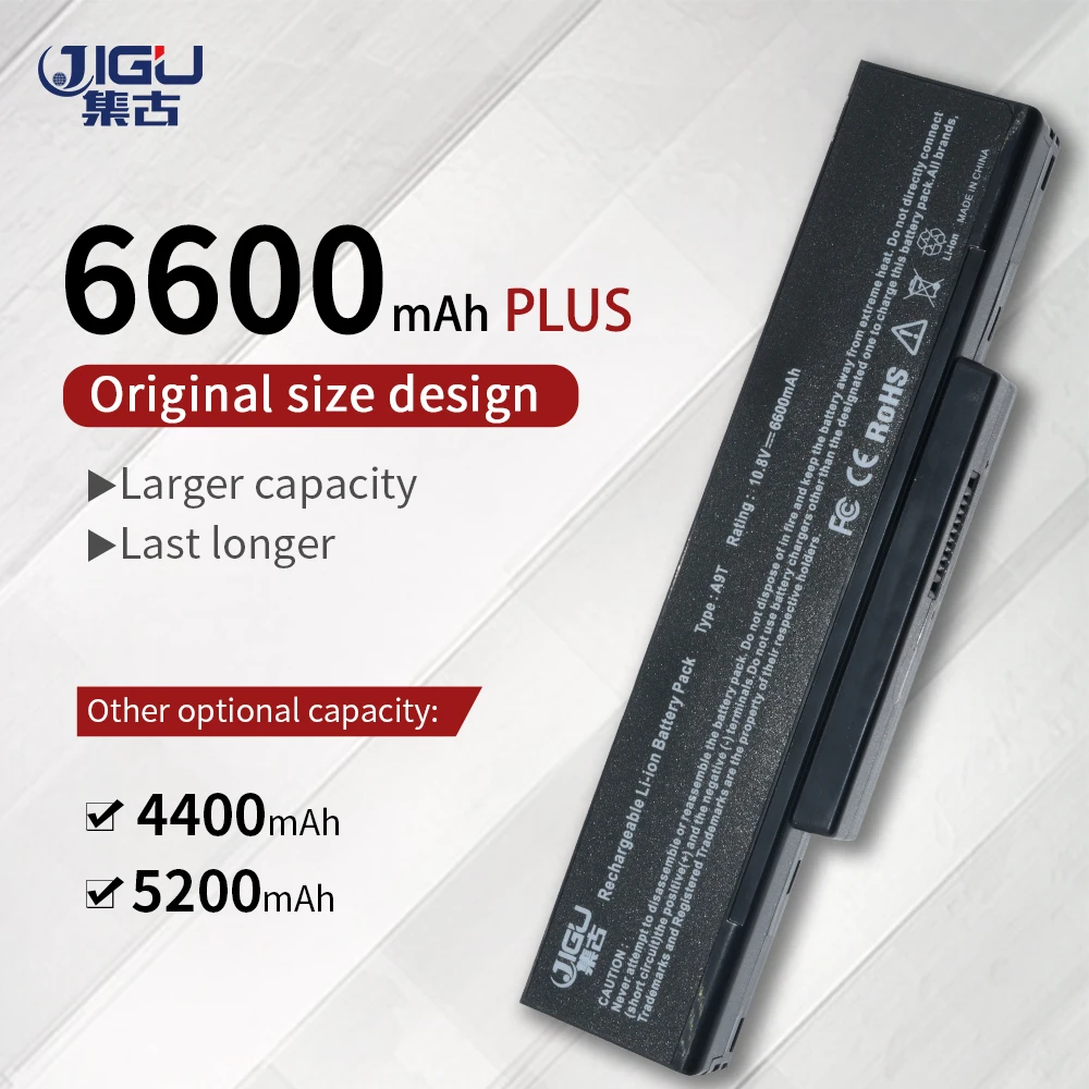 

JIGU New Laptop Battery For Asus F3 Series F3E F3F F3H F3J F3Ja F3Jc F3JF F3Jm F3Jp F3Jr F3Jv F3Ka F3Ke F3L F3M F3P F3Q F3Sa