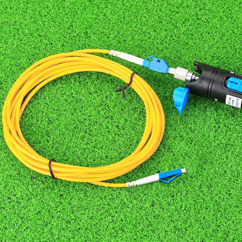 KELUSHI FTTH лазерный оптико Пластиковый волоконно-оптический лазерный тестер LC/FC/SC/ST адаптер волоконно-оптического кабеля 1mw CATV