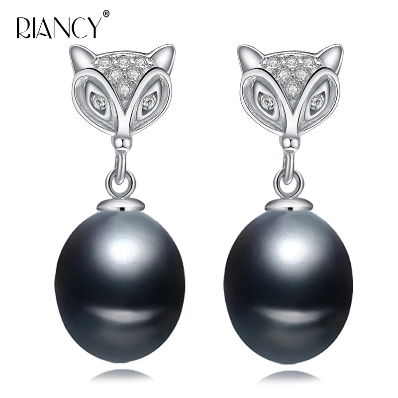 Charms Freshwater Black Pearl Jewelry Geometric Bohemian Earrings Fashion Stud For Women | Украшения и аксессуары