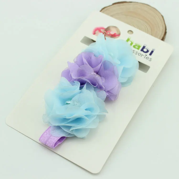 Baby Headbands Cute Chiffon Flower Hairbands Kids Children Girls Hair Accessories Babe Princess Headband Free Drop Shipping New | Детская