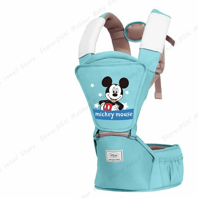 Милый рюкзак-кенгуру из мультфильма disney, дышащий рюкзак-кенгуру для малышей, Съемный поясной ремень - Цвет: 001