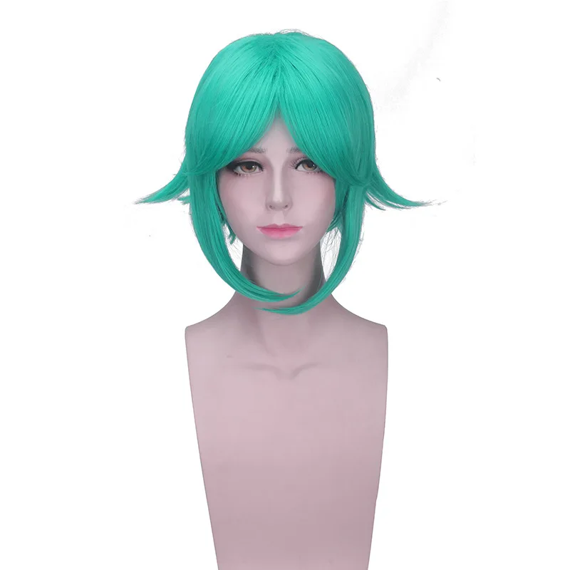 Косплей-костюм Land of the lglitous Phosphophyllite с коротким зеленым париком синтетические