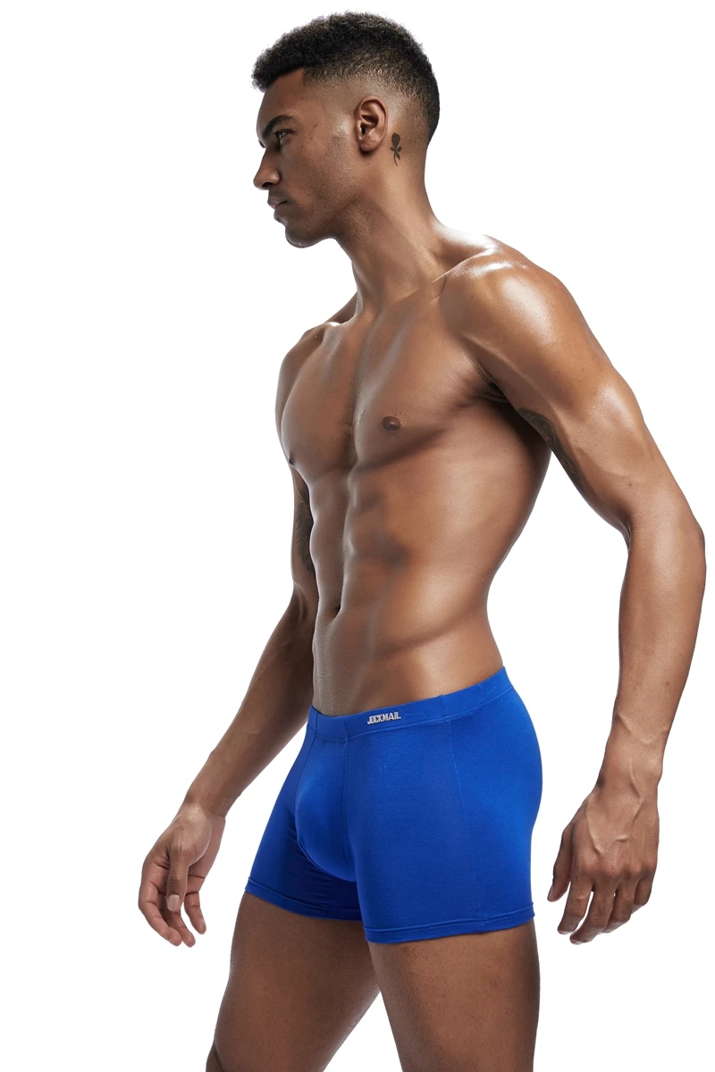 JOCKMAIL мужские трусы-шорты мягкие Cuecas Боксеры Модальные сексуальные трусы мужские боксеры шорты размера плюс XXL 3XL боксеры мужские s нижнее белье
