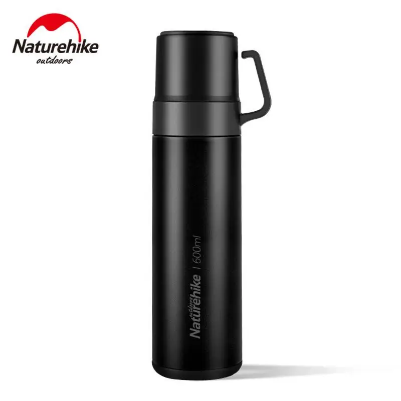 Naturehike 650 мл чашка для воды из нержавеющей стали кружка-термос для кемпинга, походов, путешествий, кофейная бутылка для напитков, туристическая чашка с вакуумной изоляцией