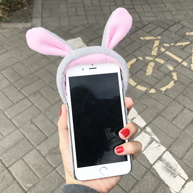 Чехол для телефона Ainike с милым теплым меховым помпоном кролика BBK Vivo X7 X9s X20 Plus Y66 Y67
