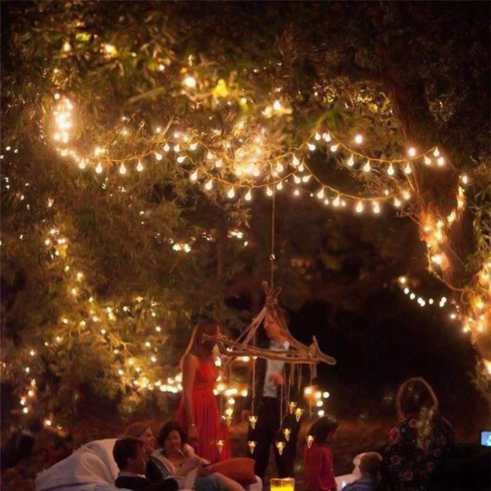 Led Globe string light battery USB fairy tale ball 50Led waterproof bedroom outdoor garden holiday wedding party Christmas