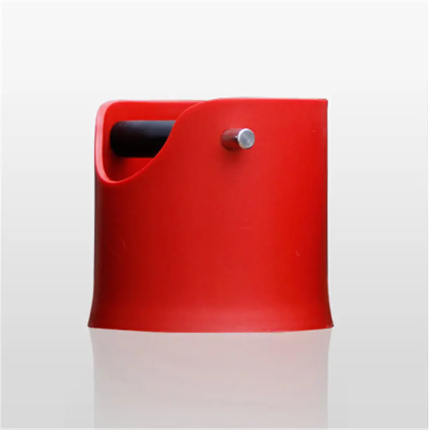 Red 175X155mm 2 размера, утолщенная коробка для кофе с трамбовкой, дизайн с глубоким согнутым шлаком, ручная кофемолка, аксессуары для кофе - Цвет: Red 175X155mm
