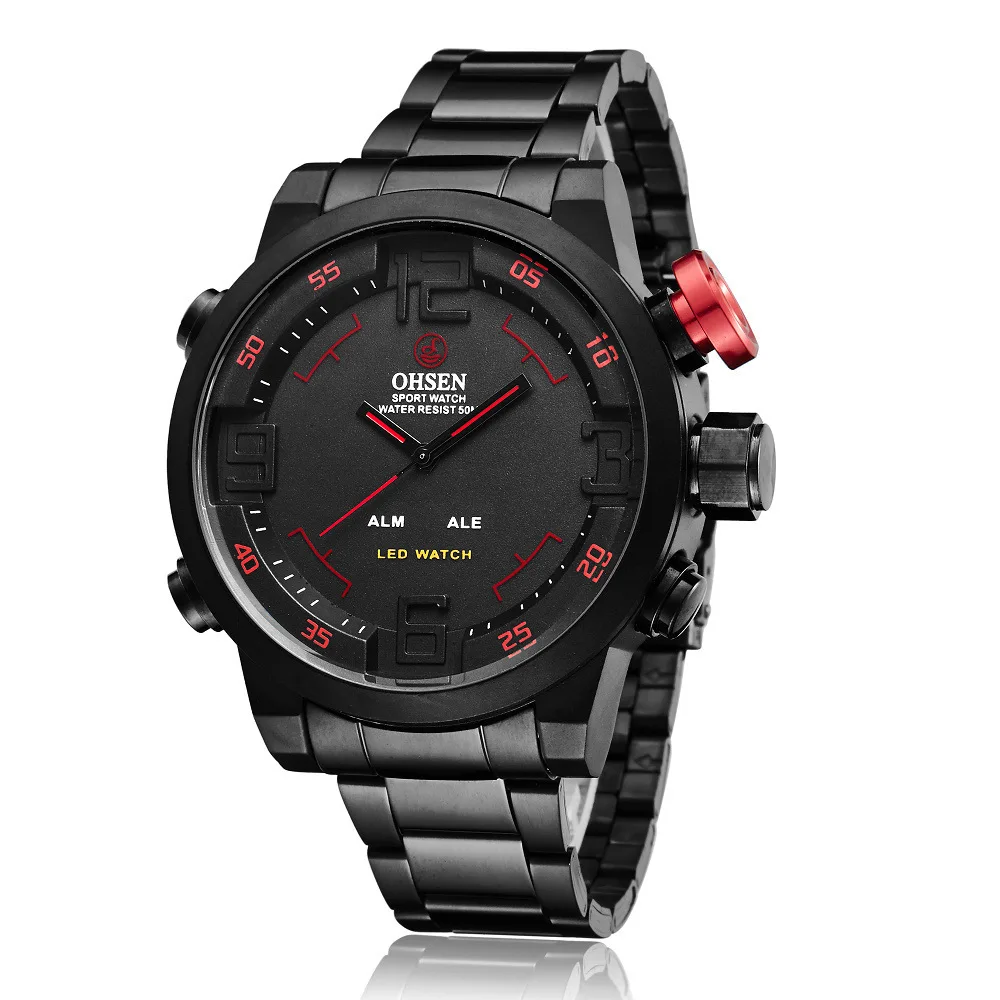 Модный мужской ночник светодиодный двойной ход Мужские t дисплей три иглы