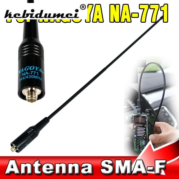 2 шт./лот для Nagoya NA771 NA 771 SMA F ручная двухдиапазонная антенна 144/430 МГц двухсторонняя