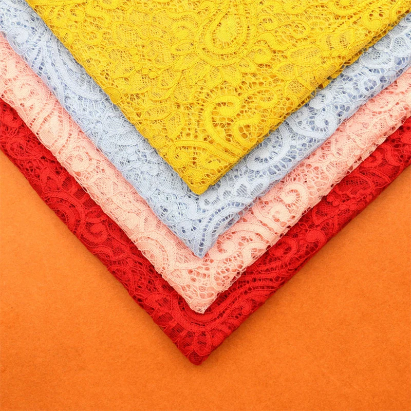 Хлопок цветочные трикотажные органические ткани шнур для шитья одежды ручной работы кружевная ткань 150 см Ширина