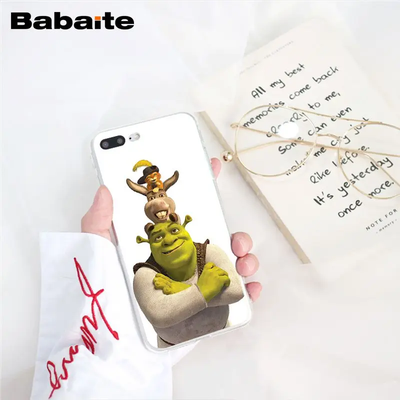 Babaite мультяшный чехол для телефона Moive Shrek Coon для iphone 11 Pro 11Pro Max 6S 6plus 7plus 8 8Plus X Xs MAX 5 5S XR