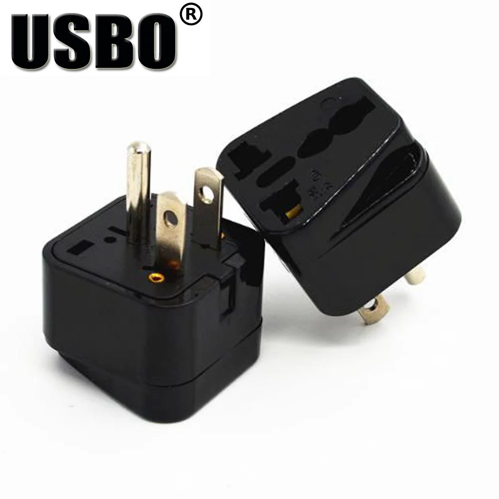 WD-5 US PLUG Черный Белый Универсальный электрический AC адаптер для розетки AU/UK/US/EU/Israel/Italy/Swiss штепсельный переходник под зарядное устройство конвертер с патроном - Цвет: WD-5 US PLUG