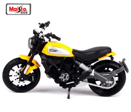 MAISTO 1:18 Ducati скремблер Мотоцикл Велосипед литья под давлением модель игрушки в коробке для ребенка подарок на день рождения