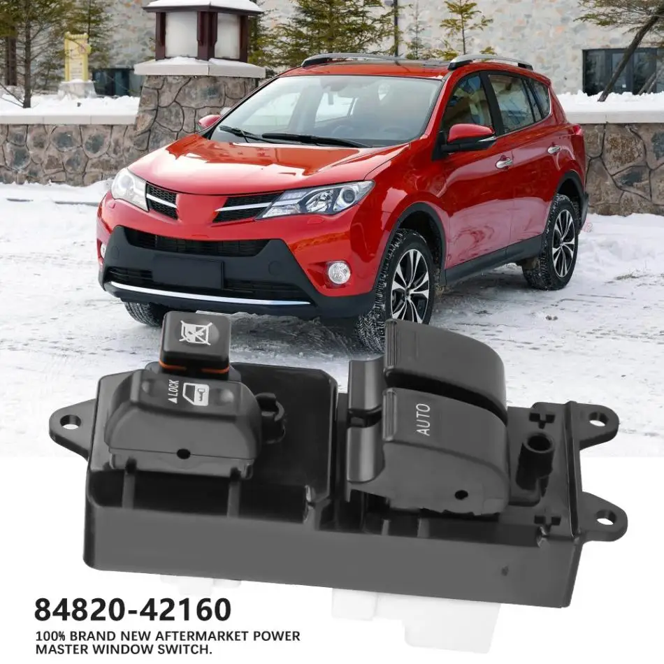 Передний левый со стороны водителя Электрический выключатель питания для Toyota RAV4 2000 2001 2002 2003 2004 2005 8482042160 Лидер продаж