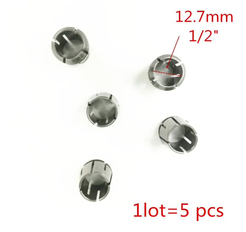 5 шт. Втулка Конусная Зажимная nut 1/2 &quot12 7 мм 12 для BOSCH GOF1200A GOF1200 GOF1300CE GOF1300ACE GOF2000CE