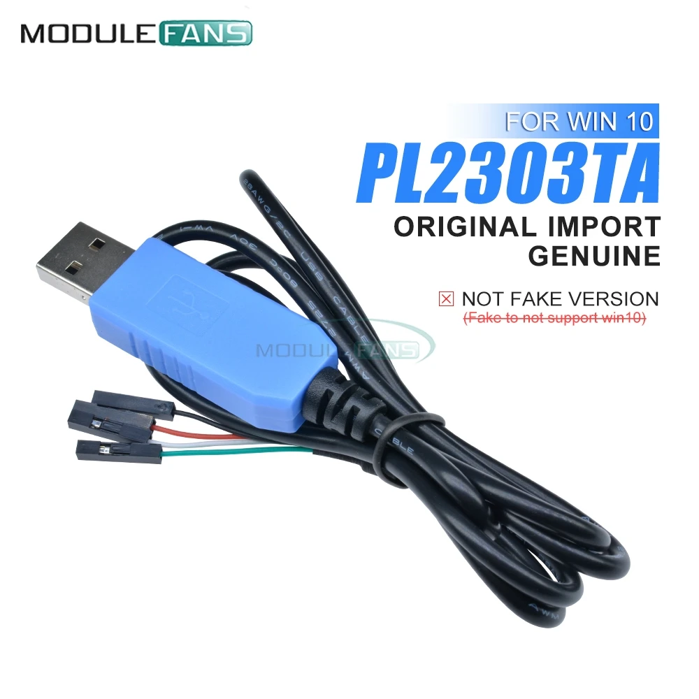 Оригинальный PL2303TA USB к TTL последовательный кабель СКАЧАТЬ консоль отладки
