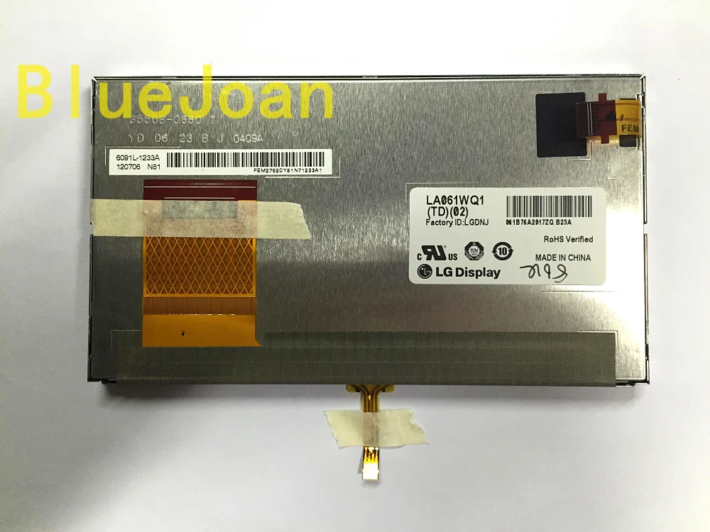 Новый LA061WQ1 (TD) (02) TD05 TD02 оригинальный 6 1 дюймовый ЖК экран 480*272 TFT для Toyota Camry|Экраны| |