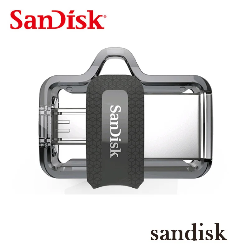 Sandisk 100% оригинальный OTG USB флешка 16 ГБ 130 МБ/с. 150 32 64 128 Флеш накопитель USB3.0 SDDD3 для