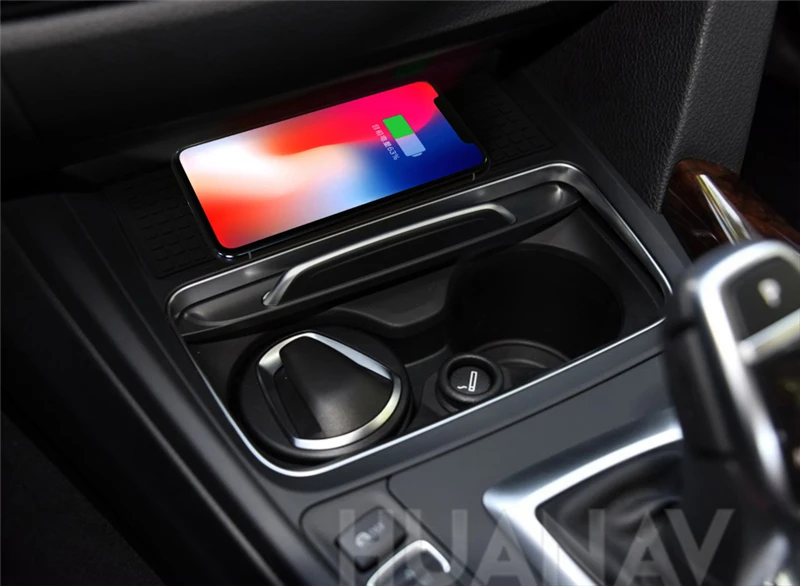 QI автомобильное беспроводное зарядное устройство для BMW4 серии/3 серии