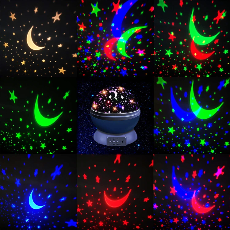 RASABOX- Star Night Light for Kids, Universe Night Light Projection Lamp, Romantic Star Sea Birthday