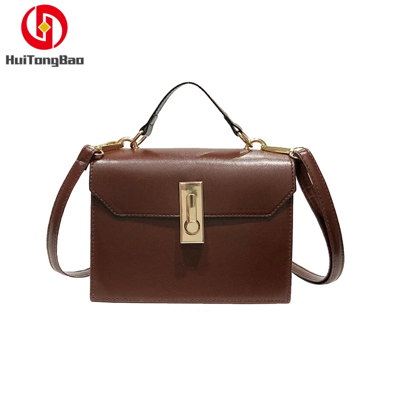 Женская кожаная маленькая сумка с клапаном роскошная дизайнерская женская через