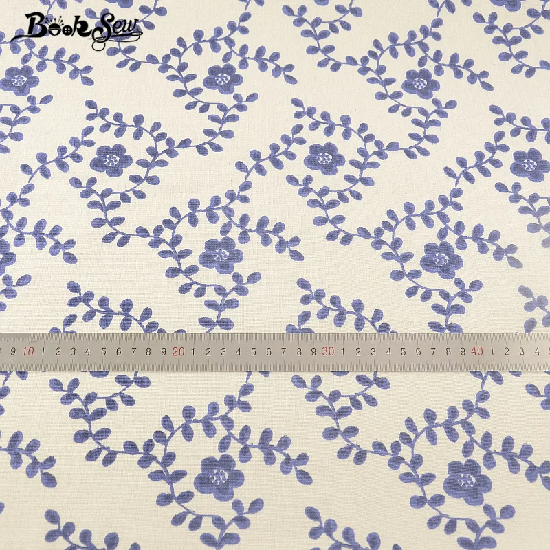 Домашний текстиль Booksew ткань из хлопка и льна для шитья с надписями сумки