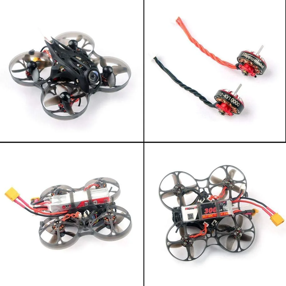 Happymodel Mobula7 HD 75 мм FPV мини-Дрон с камерой CADDX Turtle V2 3S 11 4 в 300 мАч 30C/60C аккумулятор